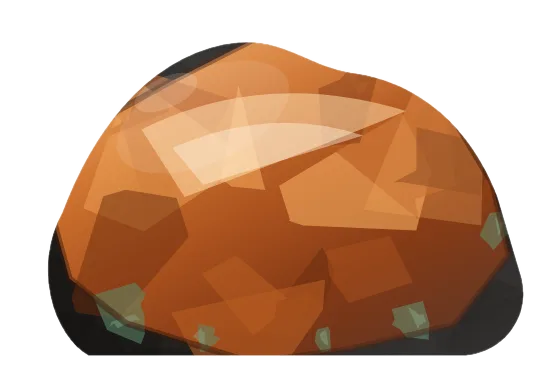 native copper, drawn