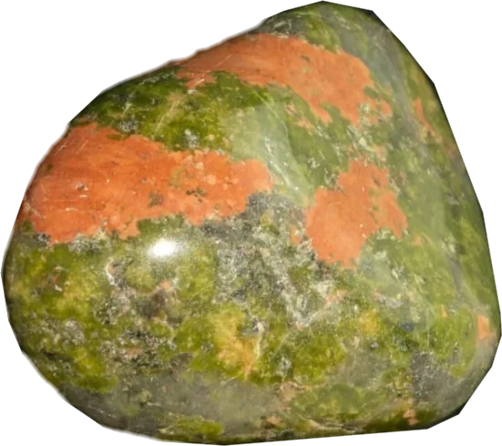unakite, photographed